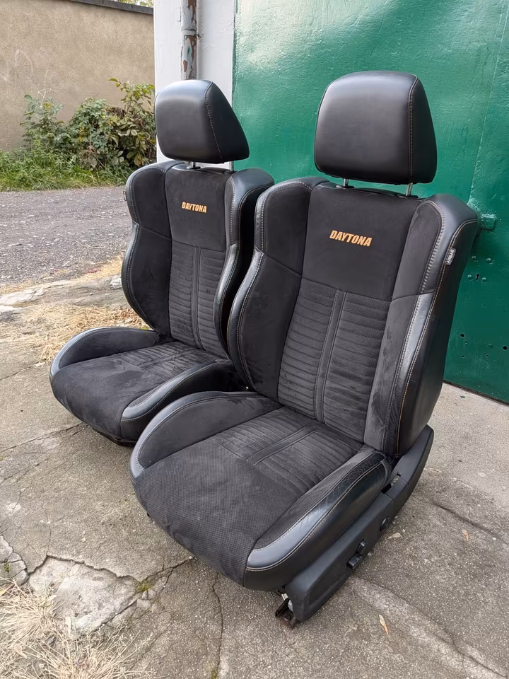 Dodge Charger Daytona Front Seats Driver Passenger Alcantara