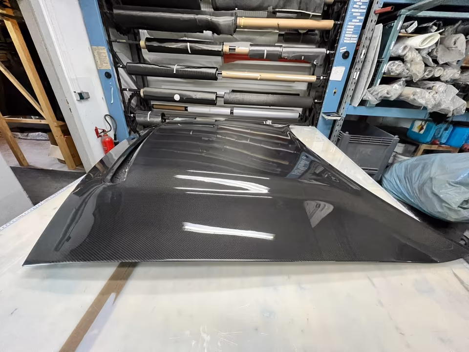 Carbon fiber hood for Dodge Challenger Demon - Image 7