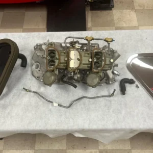 Chevrolet Corvette 427/435 Intake Manifold, Holley Carburetors, and Air Cleaner