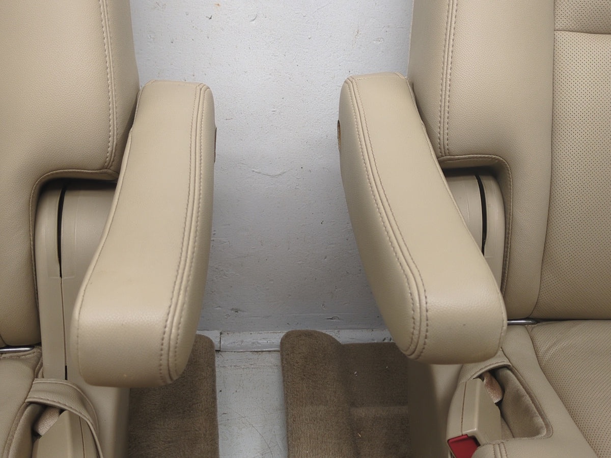 2007 - 2014 Chevy Suburban Yukon XL Rear Bucket Seats, Tan Leather - Image 15