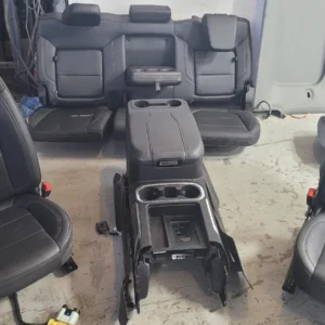 2020-2025 Sierra 1500 2500 3500 SLT Black *Front/Back Seats* w/Console SEE PICS