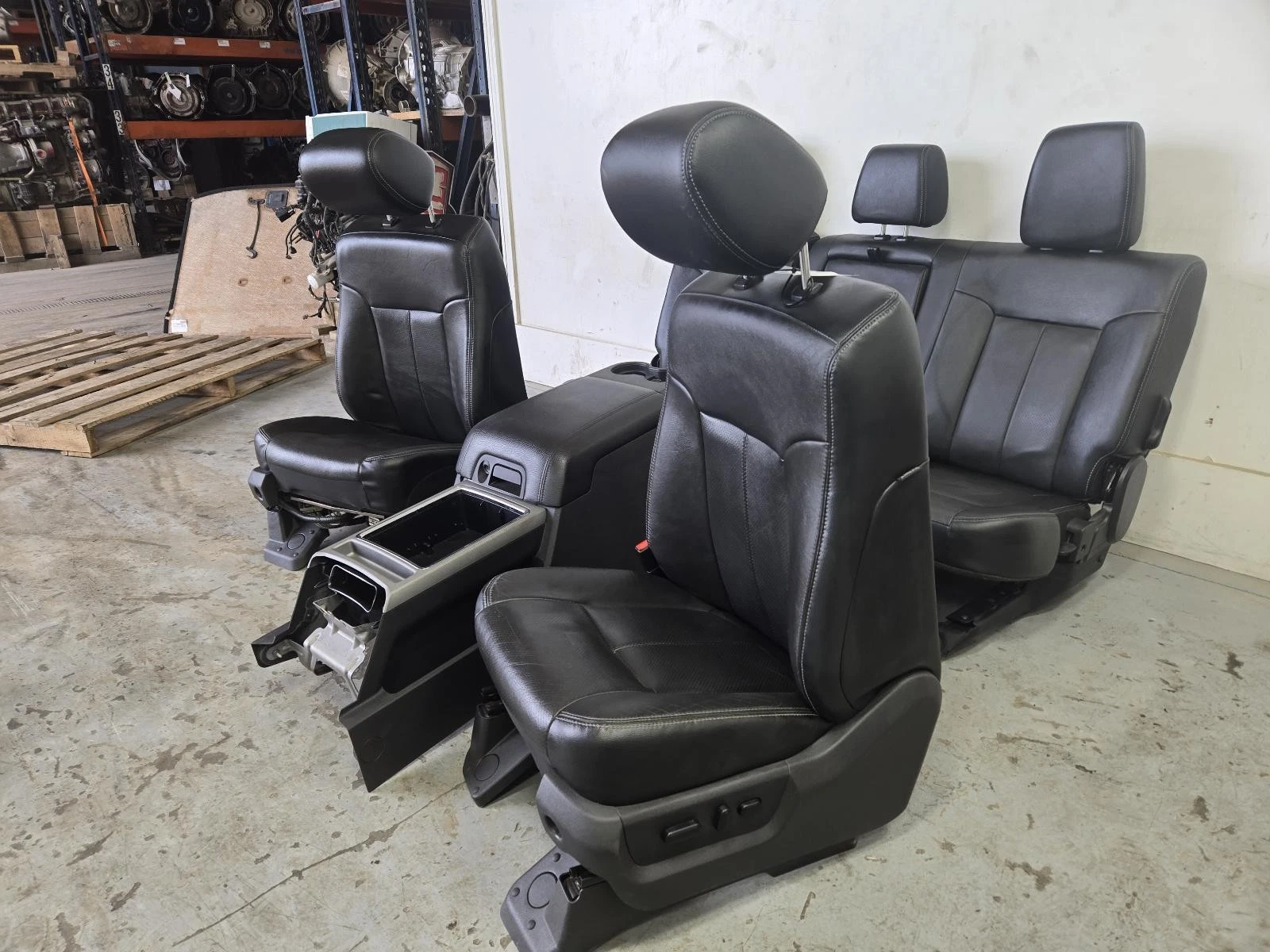 2011-2016 Ford F250-F350 Front/Rear Seats w/Center Console, Lariat, Crew Cab - Image 16