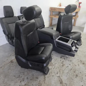 2011-2016 Ford F250-F350 Front/Rear Seats w/Center Console, Lariat, Crew Cab