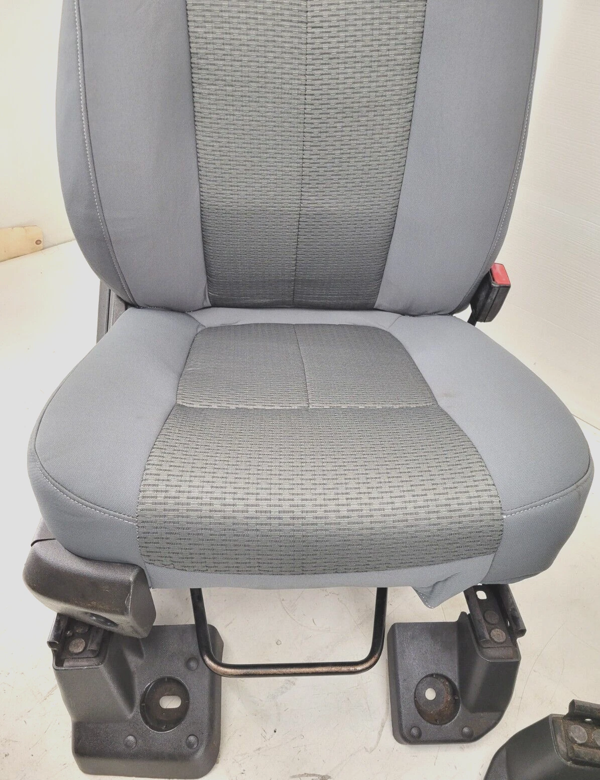 15 16 Ford F150 Crew Cab Medium Gray-HG Leather Heat Cool Bucket Backseats Set - Image 20