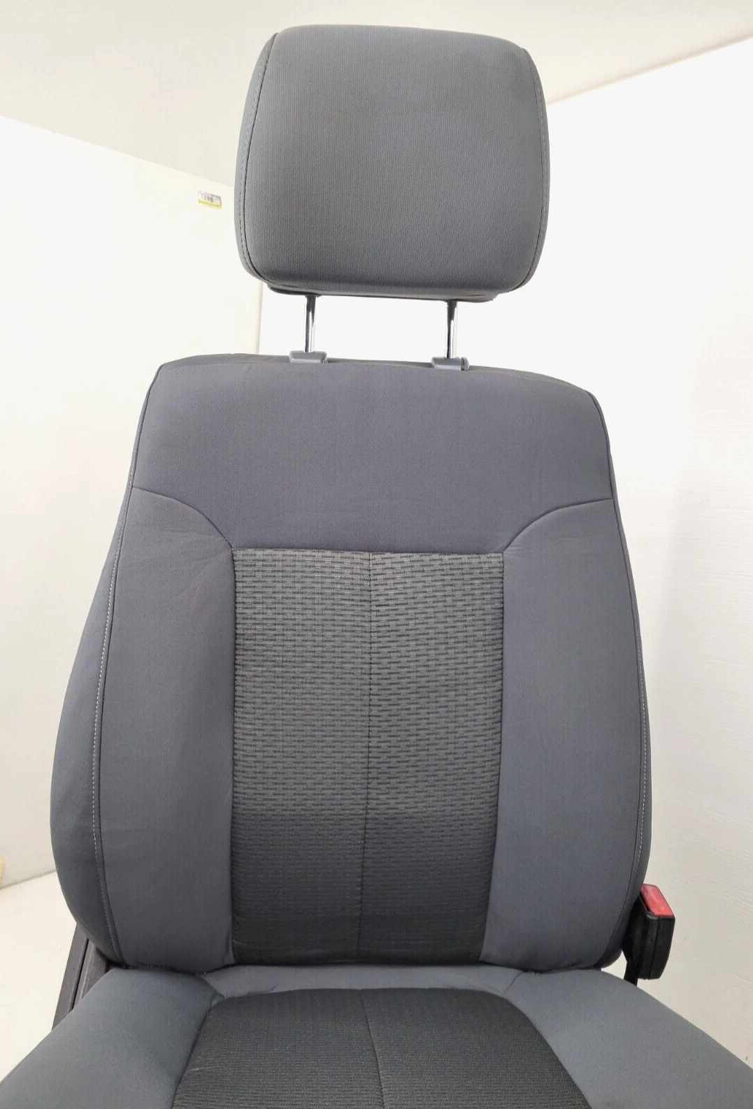 2011-2016 Ford F250 F350 F450 XLT Front Bucket Seats Manual Cloth Steel Gray - Image 11