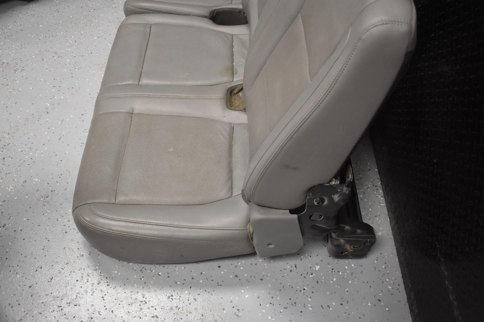 15 16 Ford F150 Crew Cab Medium Gray-HG Leather Heat Cool Bucket Backseats Set - Image 5