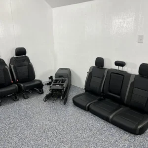 2019 F-150 Raptor Pickup Front Rear Black Leather Seats Console 4dr Crew 906404