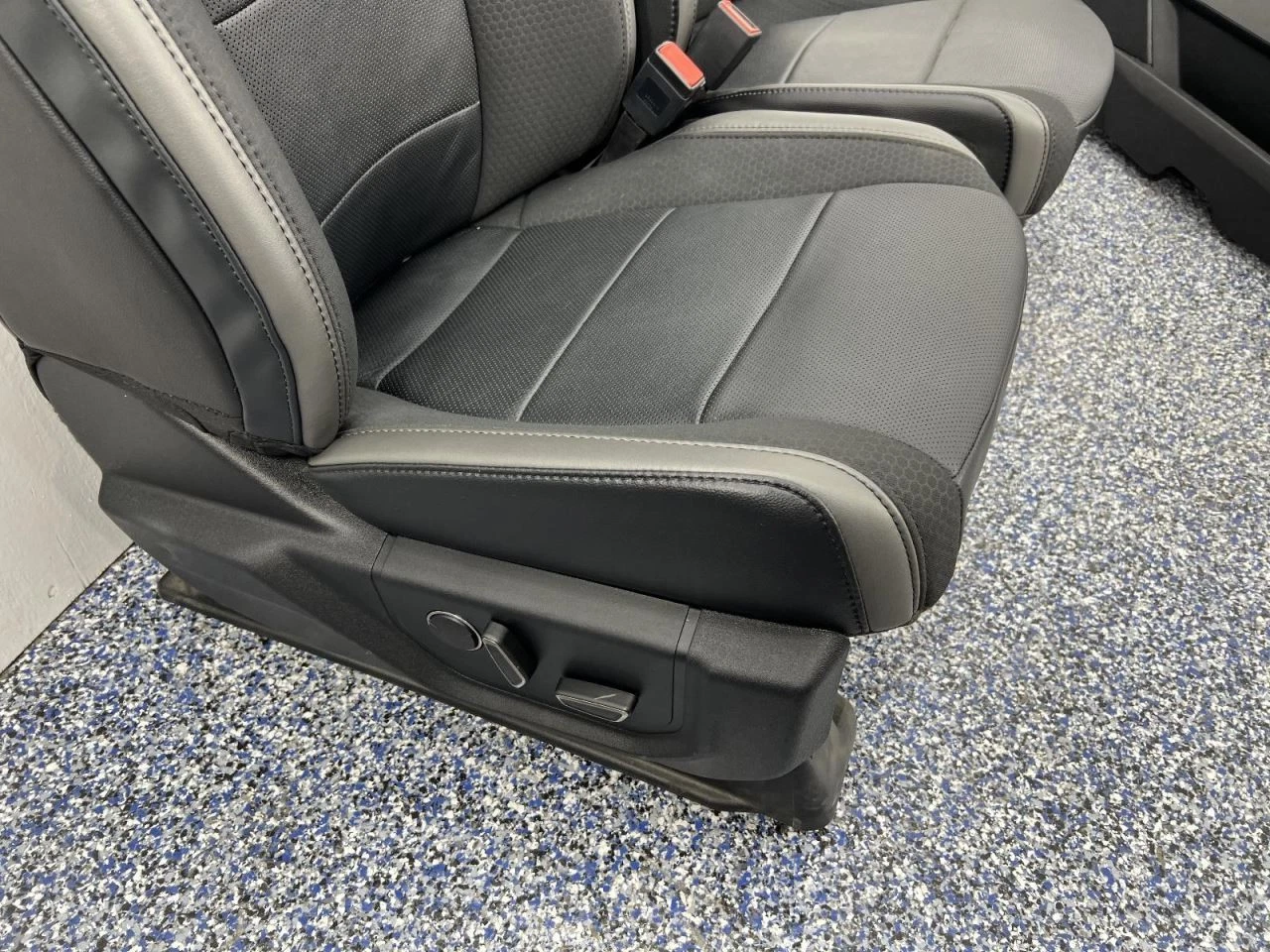 2019 F-150 Raptor Pickup Front Rear Black Leather Seats Console 4dr Crew 906404 - Image 4