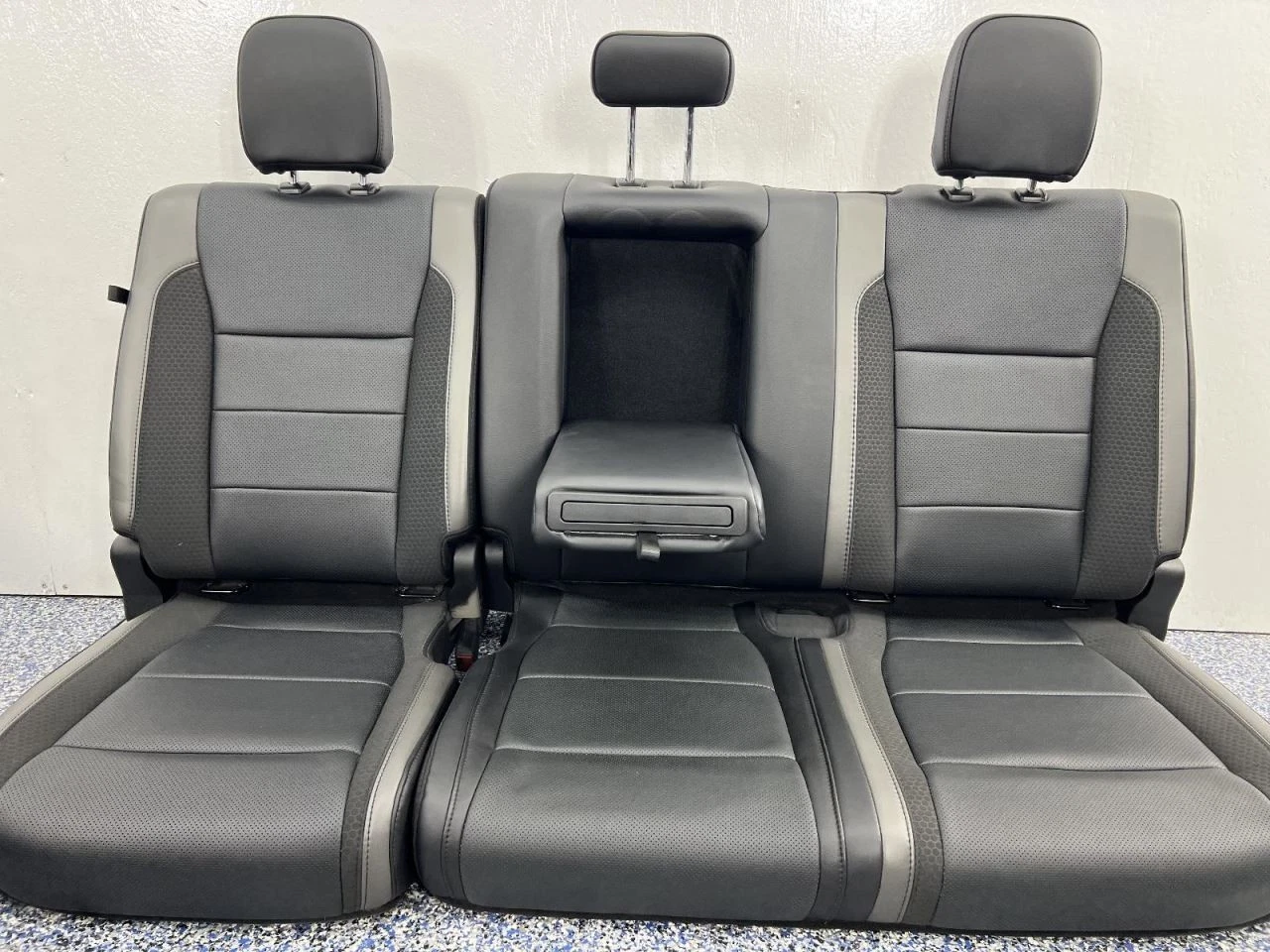 2019 F-150 Raptor Pickup Front Rear Black Leather Seats Console 4dr Crew 906404 - Image 2