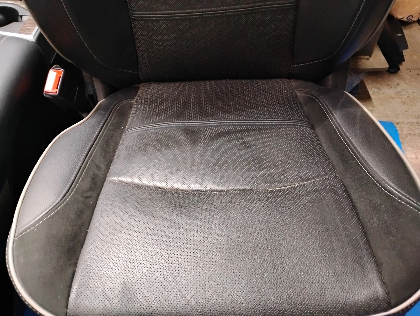 2019-2023 Ram 1500 Laramie Set Black Leather & Suede Seats & Center Console OEM - Image 18