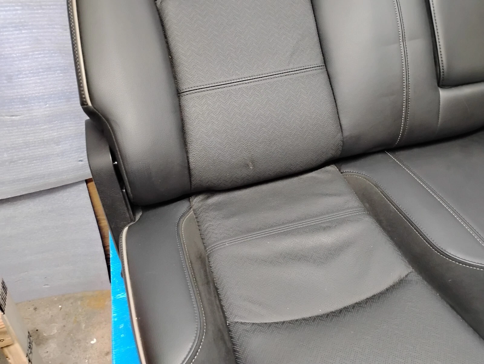 2019-2023 Ram 1500 Laramie Set Black Leather & Suede Seats & Center Console OEM - Image 13