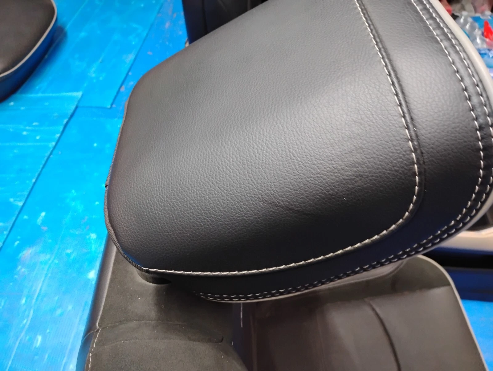 2019-2023 Ram 1500 Laramie Set Black Leather & Suede Seats & Center Console OEM - Image 9