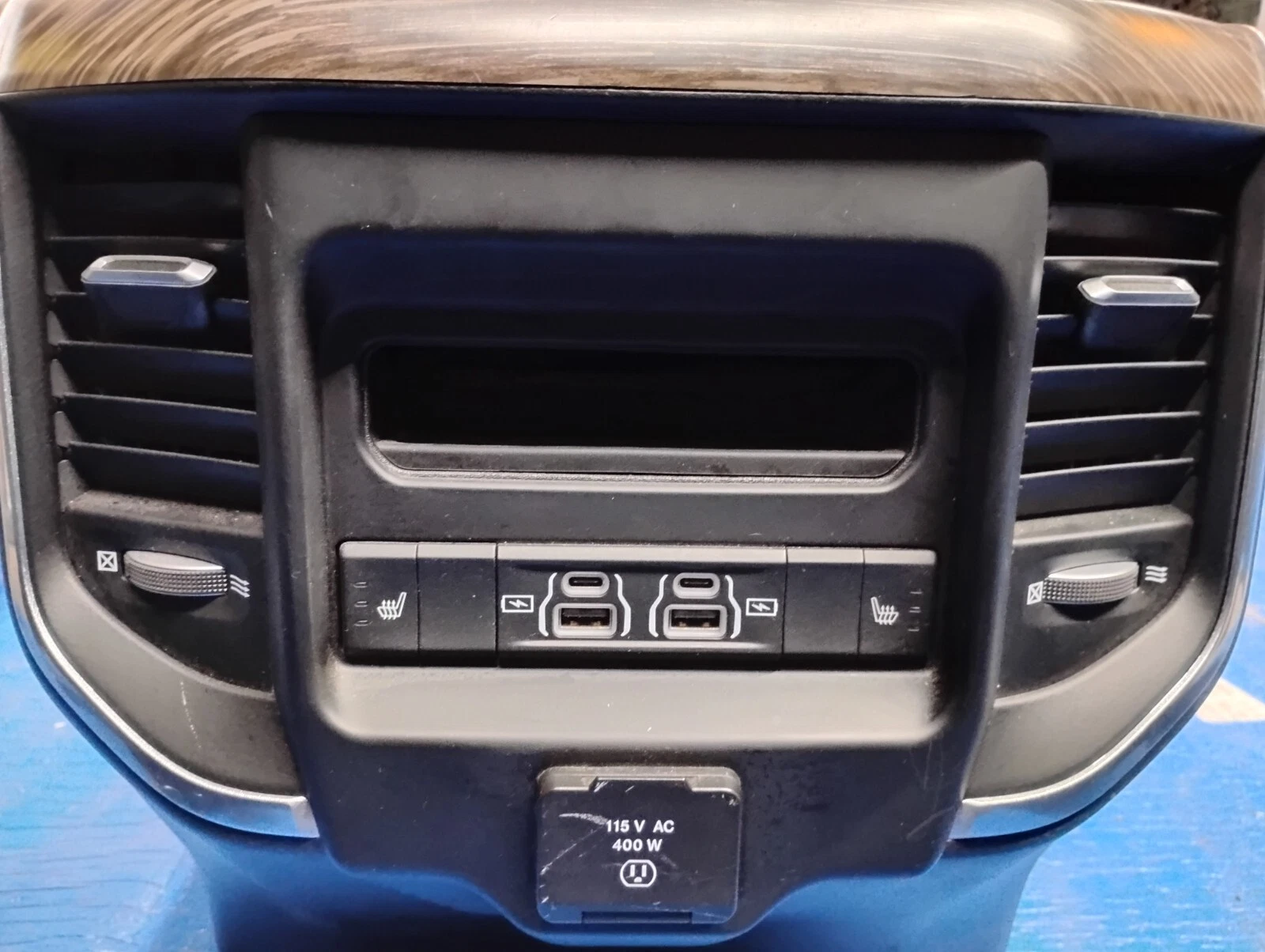 2019-2023 Ram 1500 Laramie Set Black Leather & Suede Seats & Center Console OEM - Image 3