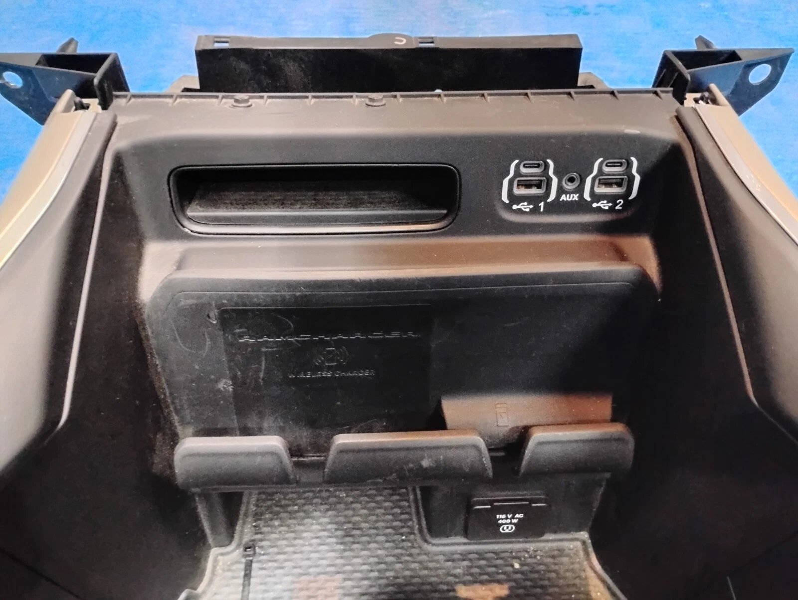 2019-2023 Ram 1500 Laramie Set Black Leather & Suede Seats & Center Console OEM - Image 2