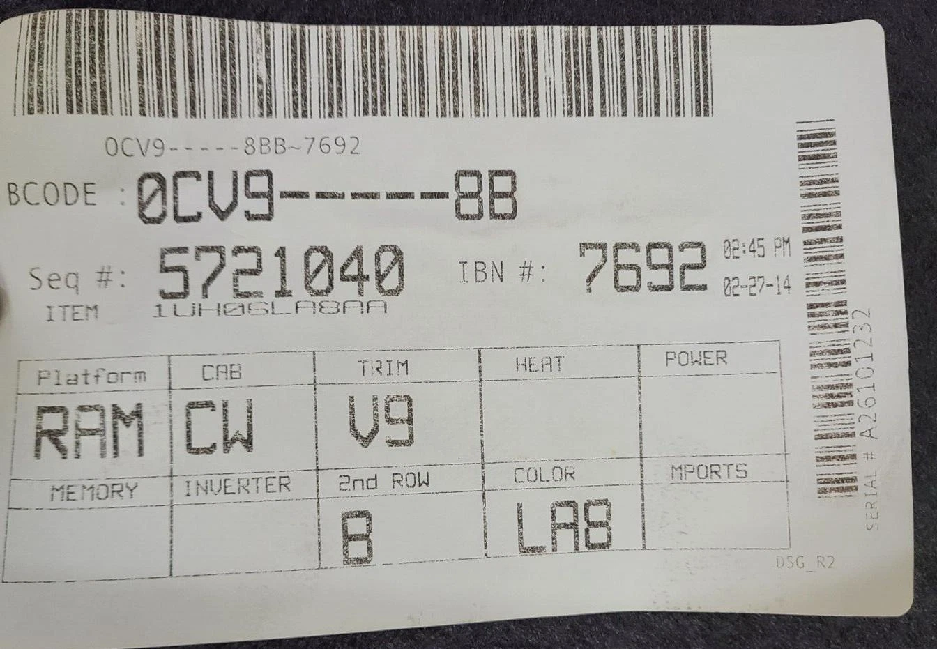 2013-2018 Ram 1500 bench seats - Image 2