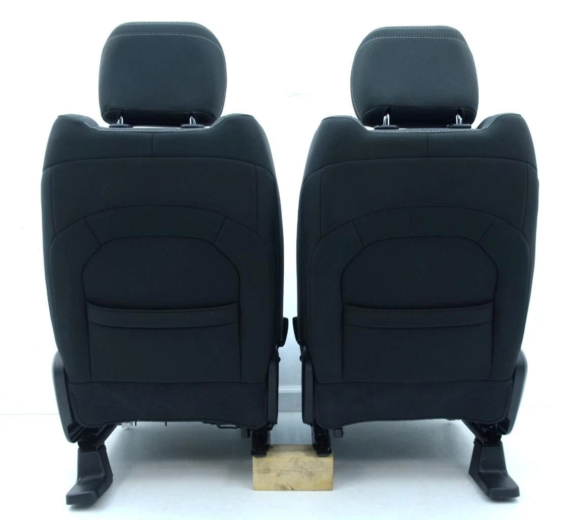 2019 2020 2021 2022 DODGE RAM 1500 FRONT GRAY CLOTH POWER HEATED BUCKET SEATS - Image 16