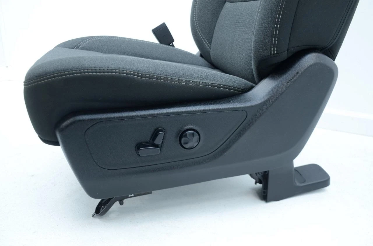 2019 2020 2021 2022 DODGE RAM 1500 FRONT GRAY CLOTH POWER HEATED BUCKET SEATS - Image 12