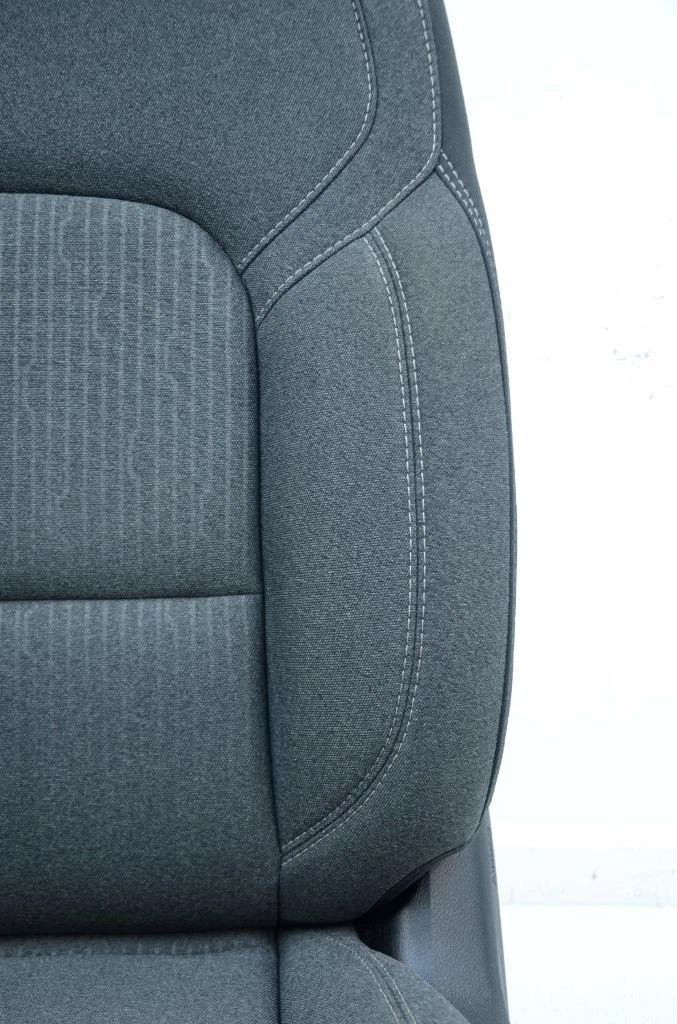 2019 2020 2021 2022 DODGE RAM 1500 FRONT GRAY CLOTH POWER HEATED BUCKET SEATS - Image 6