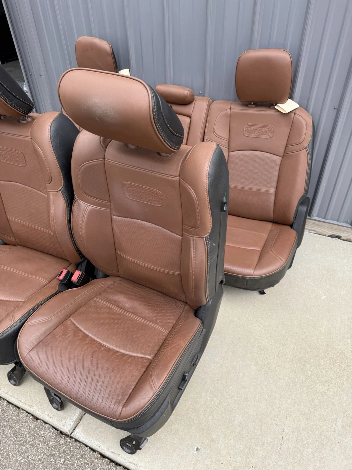 2019-2024 RAM 2500-3500 Seats LONGHORN Front & Rear. COMPLETE - Image 9