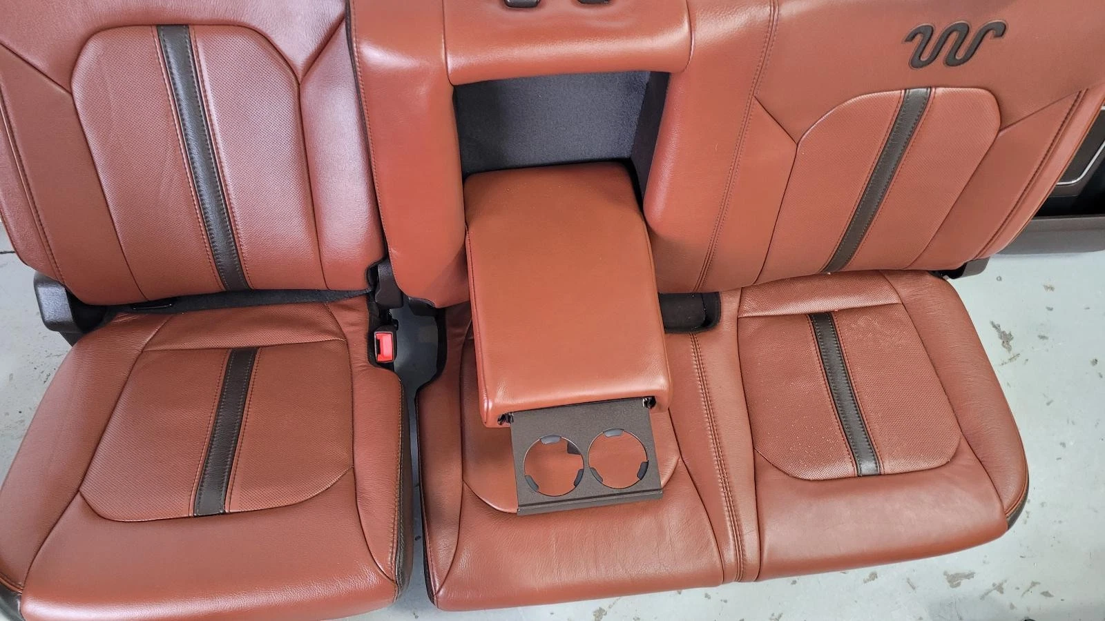 2017-2022 F250/F350 Brown Leather King Ranch Seats w/console - Image 22