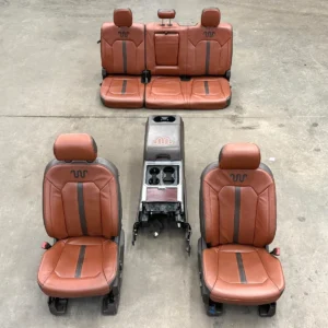 2017-2019 FORD F-350 F-250 KING RANCH INTERIOR SEATS CENTER CONSOLE OEM LOT2683