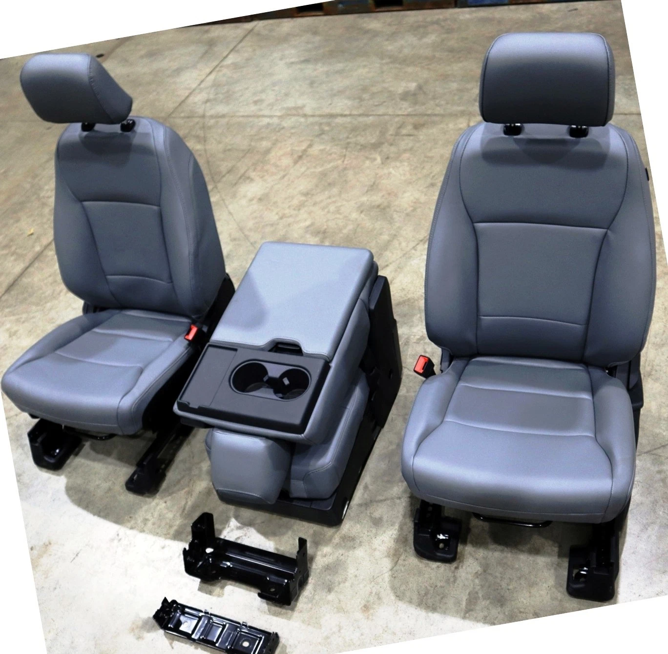 Ford SUPER DUTY Front Bucket Seats CREW CAB w/ JUMP SEAT VINYL Replacement OEM - Image 10