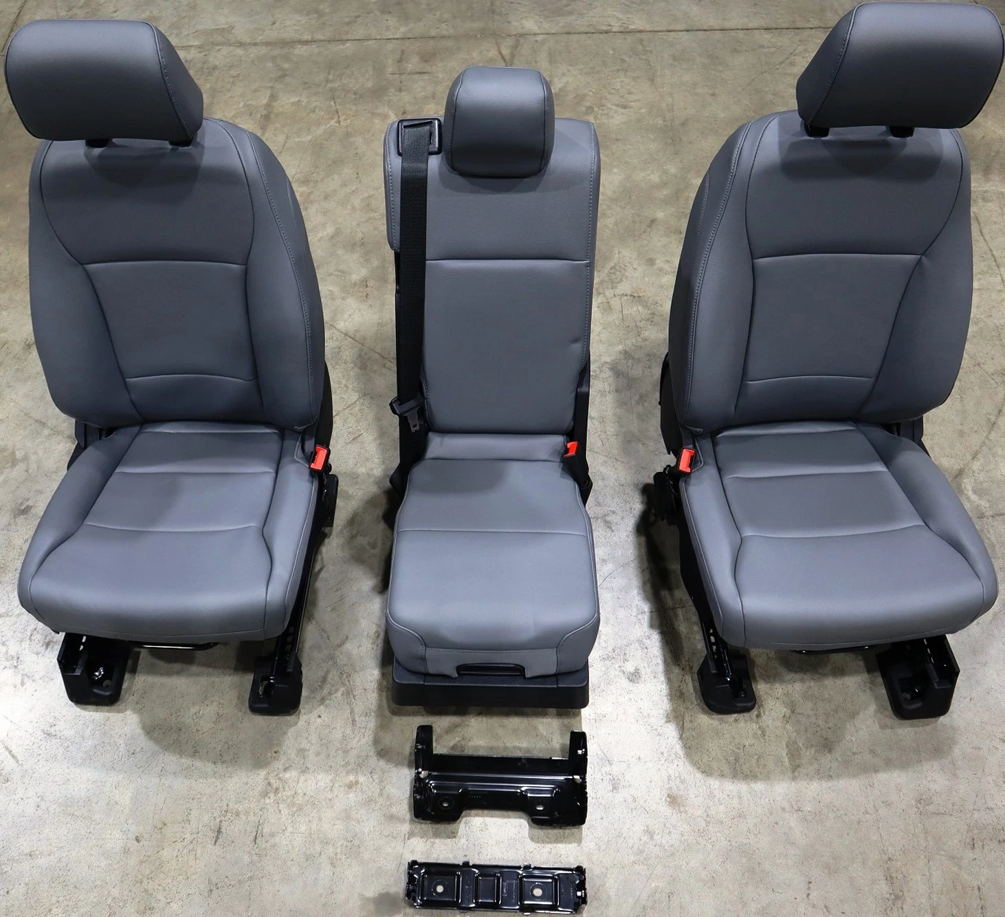 Ford SUPER DUTY Front Bucket Seats CREW CAB w/ JUMP SEAT VINYL Replacement OEM - Image 7