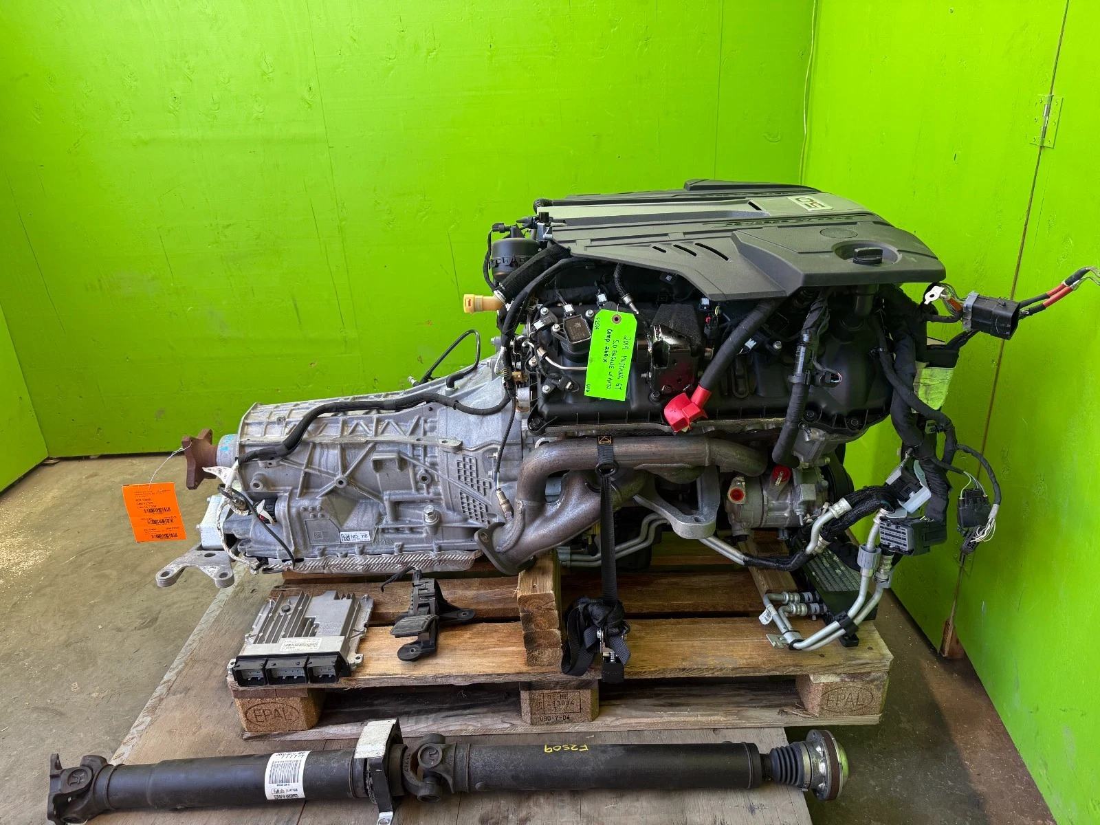 FORD MUSTANG GT 5.0 COYOTE ENGINE 10R80 AUTOMATIC TRANSMISSION SWAP 55k 18-22