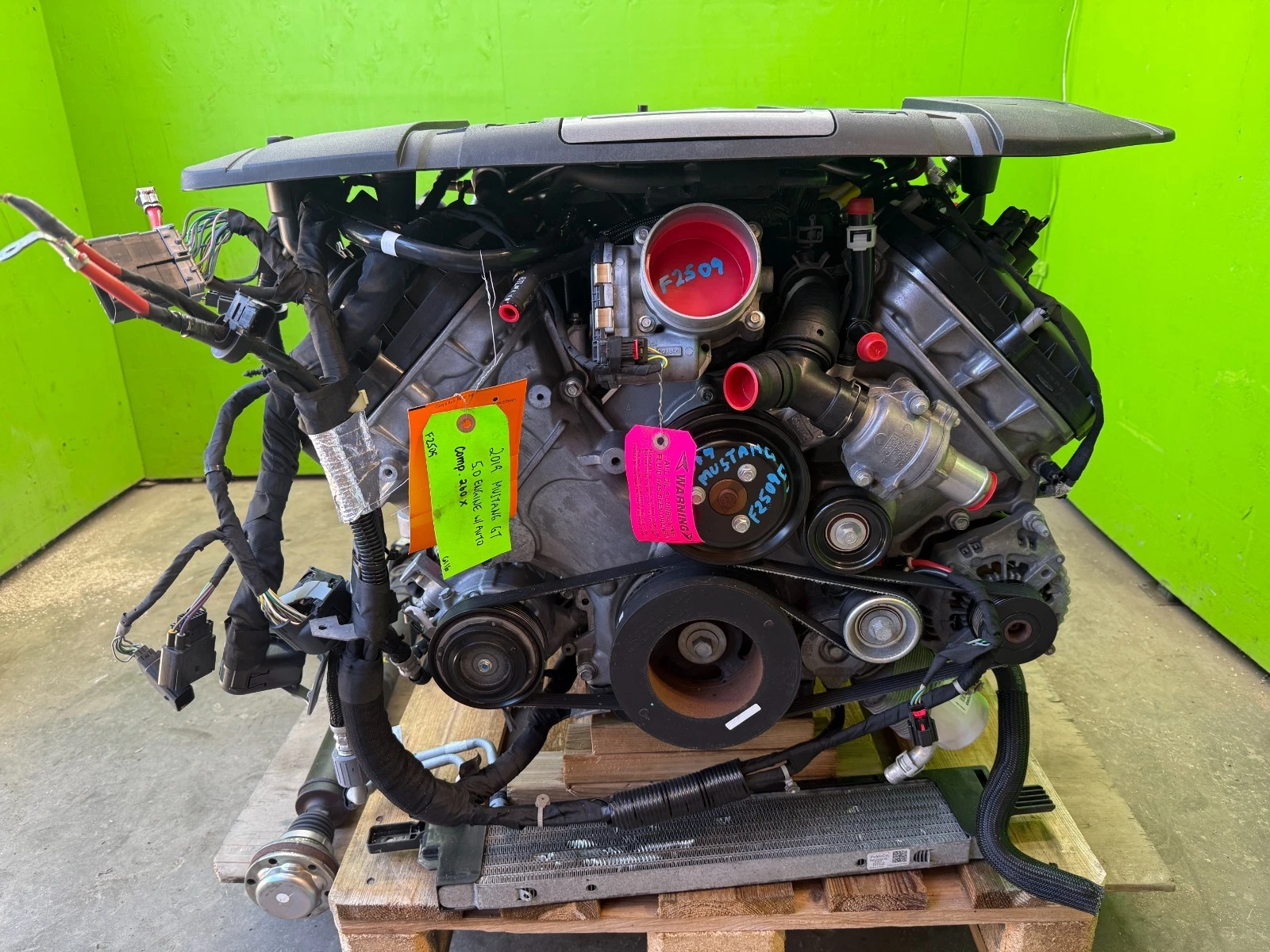 FORD MUSTANG GT 5.0 COYOTE ENGINE 10R80 AUTOMATIC TRANSMISSION SWAP 55k 18-22 - Image 4