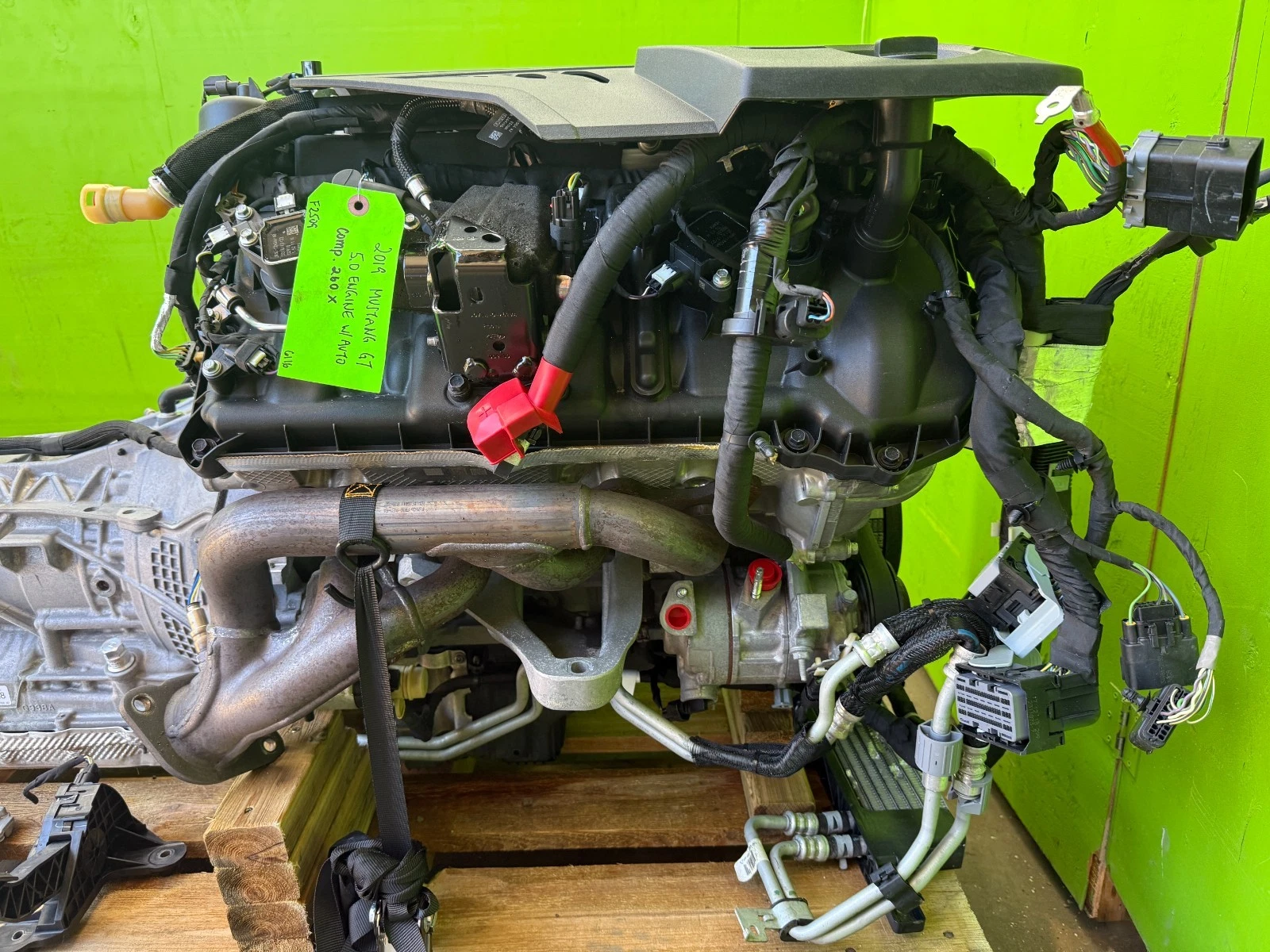 FORD MUSTANG GT 5.0 COYOTE ENGINE 10R80 AUTOMATIC TRANSMISSION SWAP 55k 18-22 - Image 2