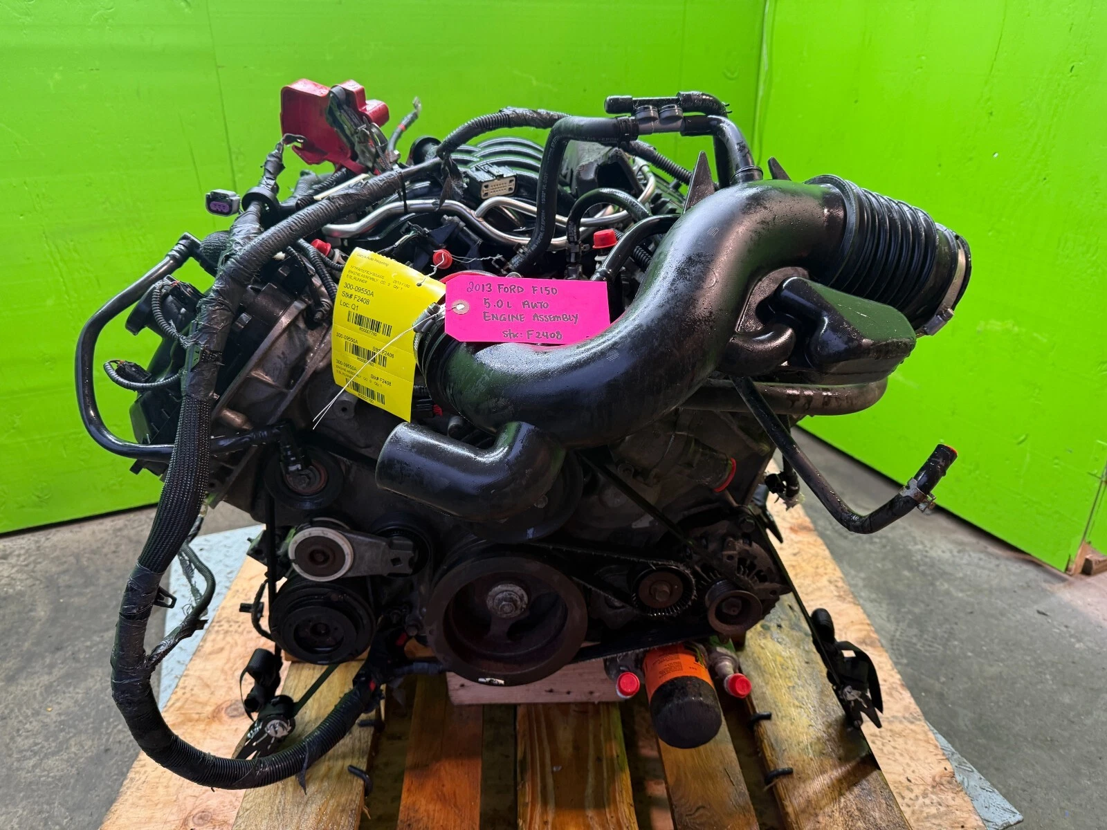 2013 FORD F150 GEN 1 COYOTE 5.0 ENGINE MOTOR ASSEMBLY 99K - Image 8