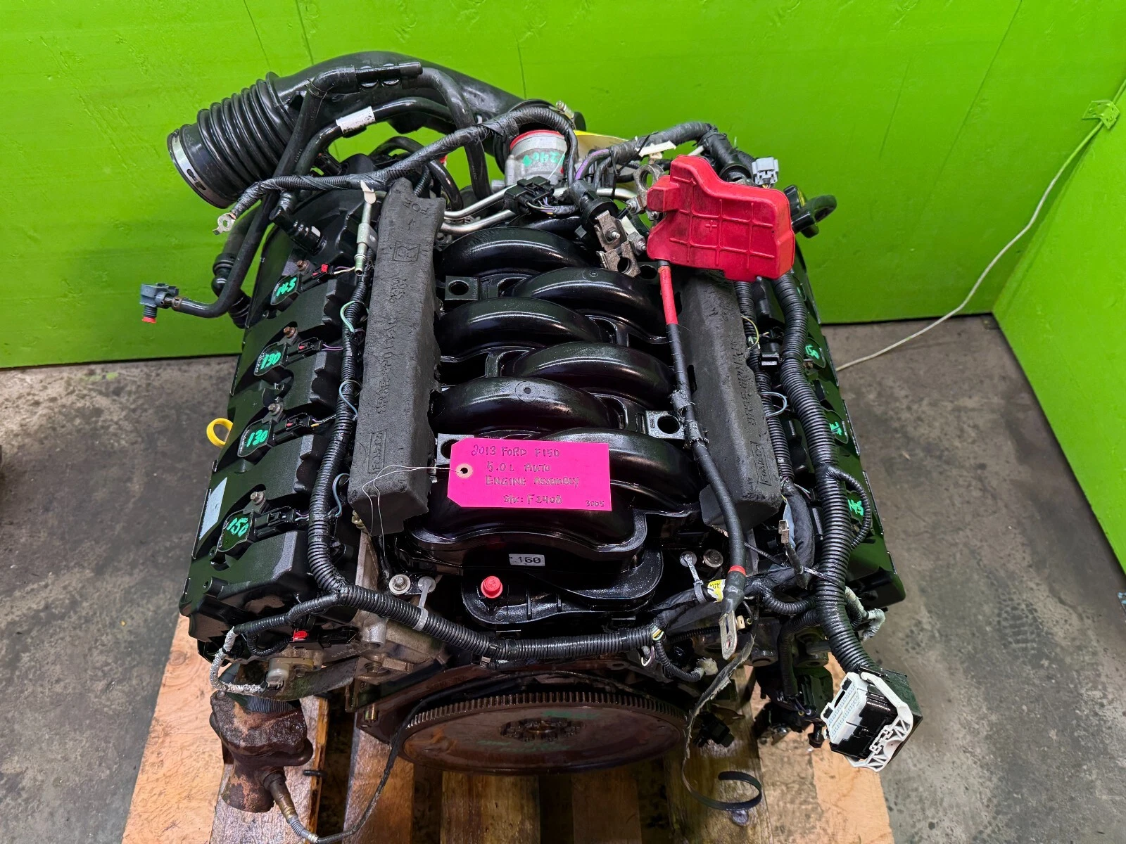 2013 FORD F150 GEN 1 COYOTE 5.0 ENGINE MOTOR ASSEMBLY 99K - Image 5