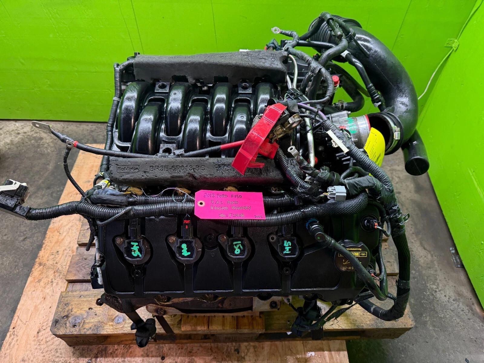 2013 FORD F150 GEN 1 COYOTE 5.0 ENGINE MOTOR ASSEMBLY 99K - Image 3