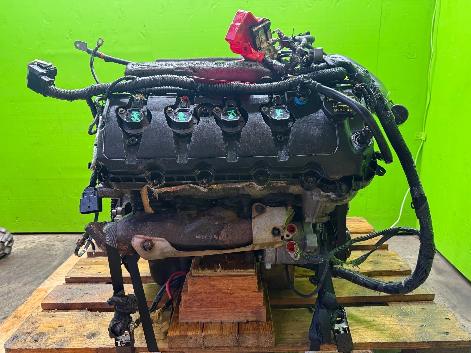 2013 FORD F150 GEN 1 COYOTE 5.0 ENGINE MOTOR ASSEMBLY 99K - Image 2