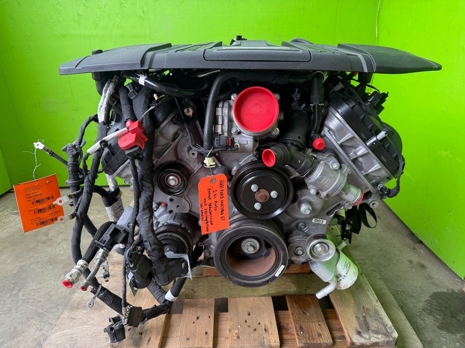 21 FORD MUSTANG GT 5.0 COYOTE ENGINE 10R80 AUTOMATIC TRANSMISSION SWAP 18-22 - Image 10