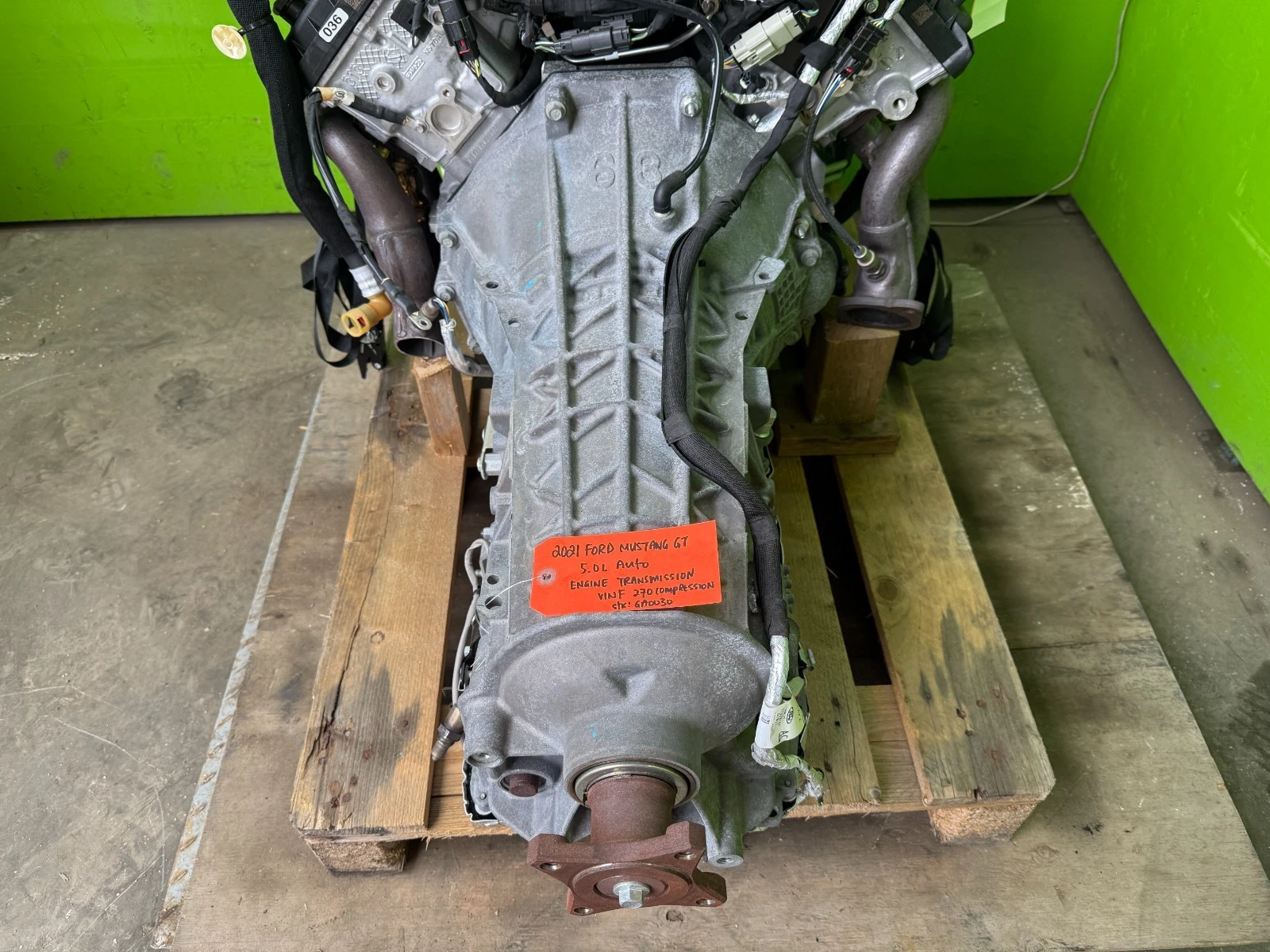 21 FORD MUSTANG GT 5.0 COYOTE ENGINE 10R80 AUTOMATIC TRANSMISSION SWAP 18-22 - Image 6