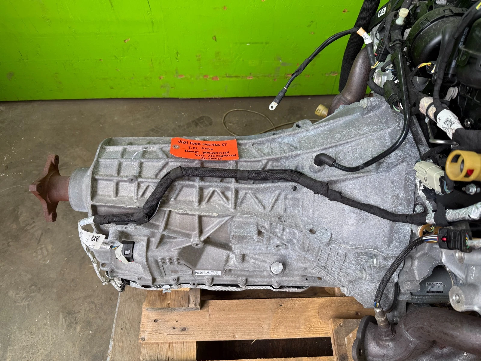 21 FORD MUSTANG GT 5.0 COYOTE ENGINE 10R80 AUTOMATIC TRANSMISSION SWAP 18-22 - Image 3