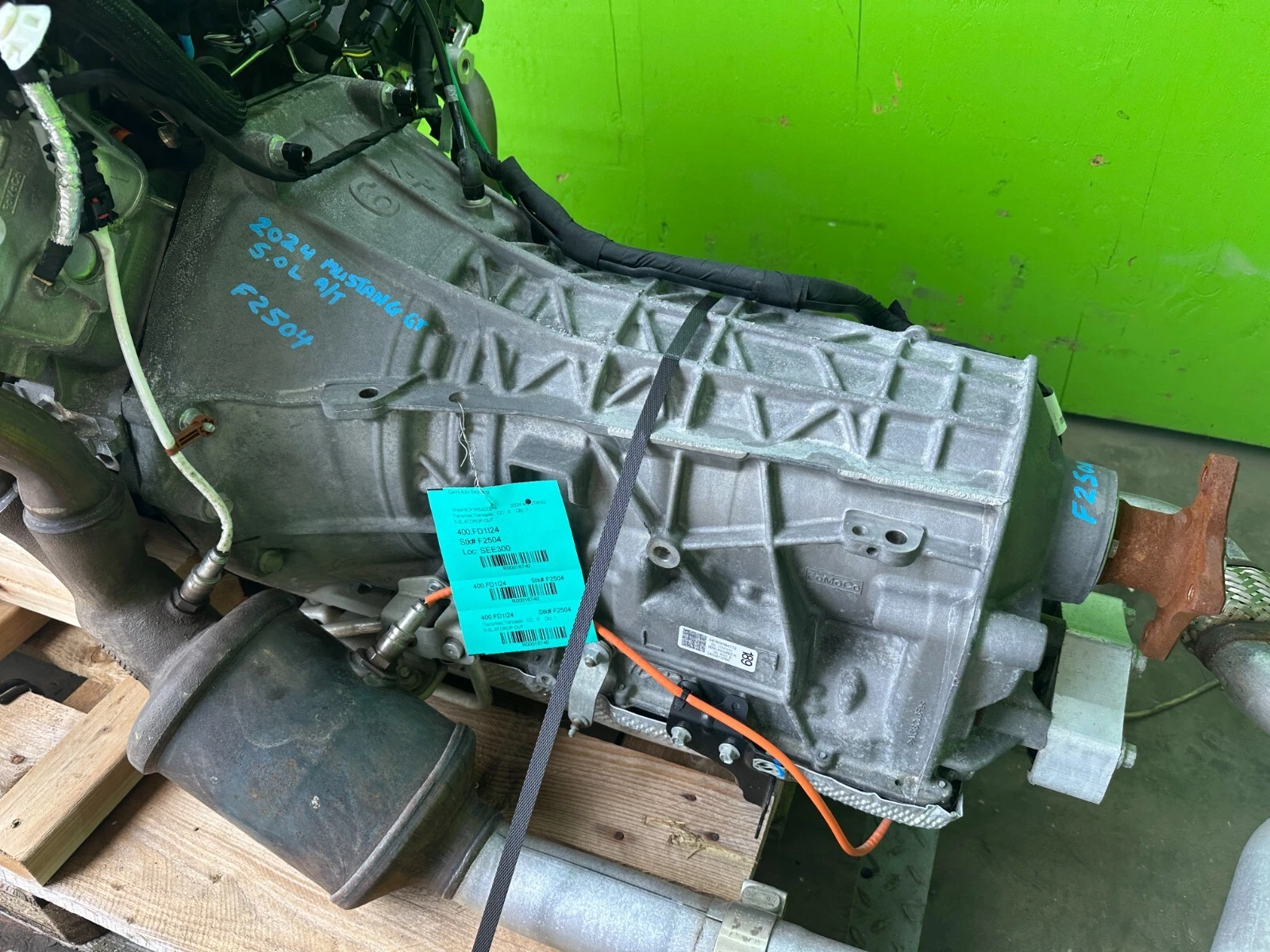 24 25 FORD MUSTANG GT GEN 4 COYOTE 5.0 W/ 10 SP AUTOMATIC ENGINE TRANS SWAP 8K - Image 10