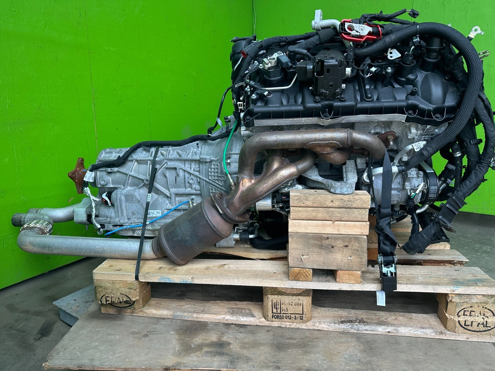 24 25 FORD MUSTANG GT GEN 4 COYOTE 5.0 W/ 10 SP AUTOMATIC ENGINE TRANS SWAP 8K - Image 2