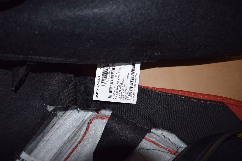 Mercedes G-Class AMG Seats Seat Cover Set Red G63 W463 - Image 3