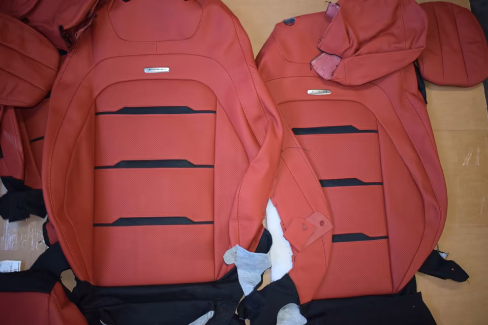 Mercedes G-Class AMG Seats Seat Cover Set Red G63 W463 - Image 6