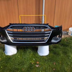 Audi A4 B9 Facelift Front Bumper Black
