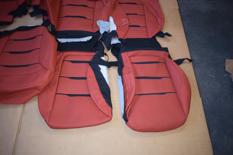 Mercedes G-Class AMG Seats Seat Cover Set Red G63 W463 - Image 9