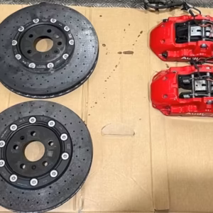 Audi R8 4S ceramic brake system, brake calipers, brake discs