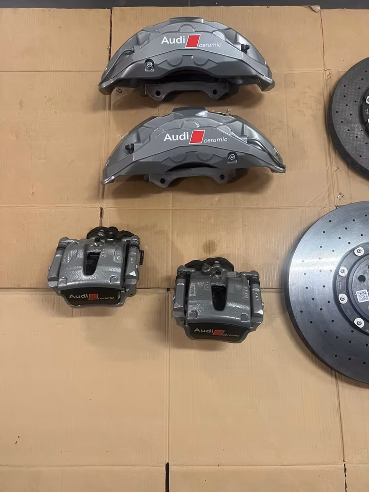 AUDI SQ7 CERAMIC BRAKE SYSTEM BRAKE CALIPERS DISCS PADS - Image 9