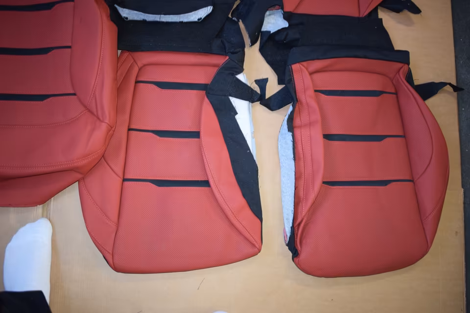 Mercedes G-Class AMG Seats Seat Cover Set Red G63 W463 - Image 5