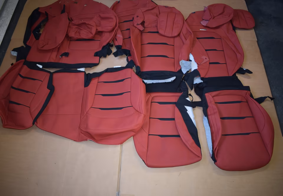 Mercedes G-Class AMG Seats Seat Cover Set Red G63 W463