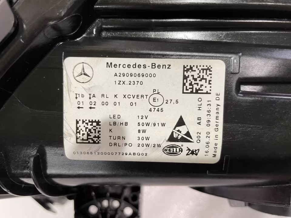 Mercedes AMG GT 4-Door Multibeam Left Right  Headlights A2909069700. A2909069000. - Image 2