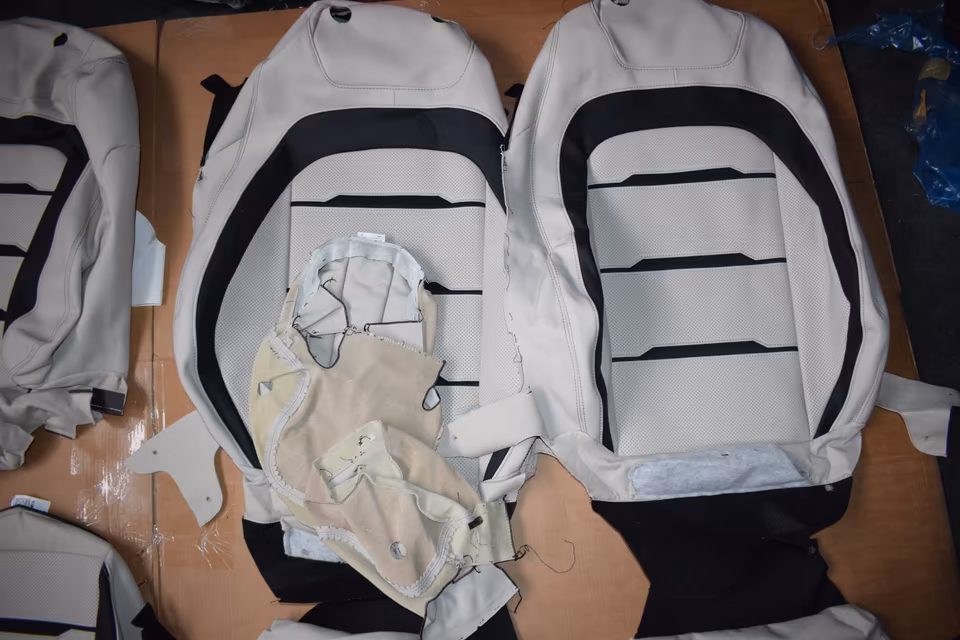 Mercedes G-Class AMG Seats Seat Cover Set Beige G63 W46 - Image 5