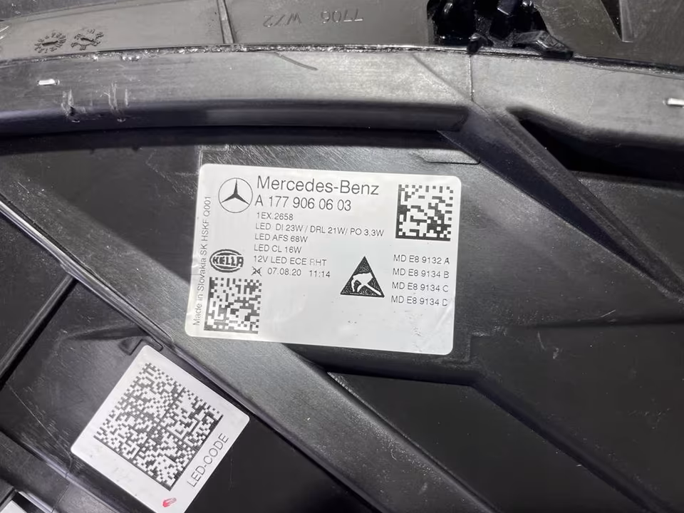 Mercedes A-Class W177 Multibeam Left Right  Headlights A1779060603 . - Image 2